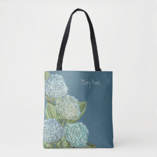Tote Bag Hydrangée bleue