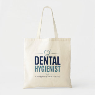 Tote Bag Hygiéniste Dentaire Créant des Sourires Sains Chaq