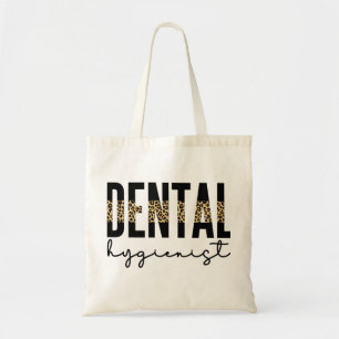 Tote Bag Hygiéniste dentaire   RDH Dentist Cheetah cadeaux 