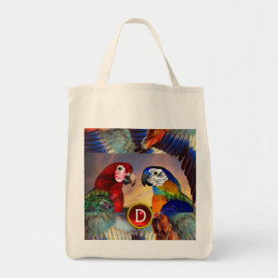 TOTE BAG HYPER PARROTS /RED AND BLUE ARA