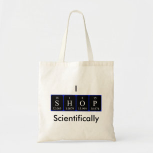 Tote Bag I Acheter scientifiquement périodique table mot sa