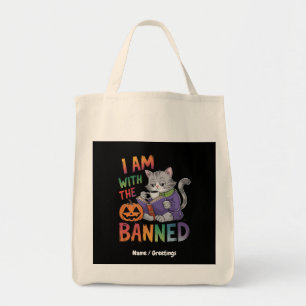 Tote Bag I Am With the Banned : Célébrez les livres interdi