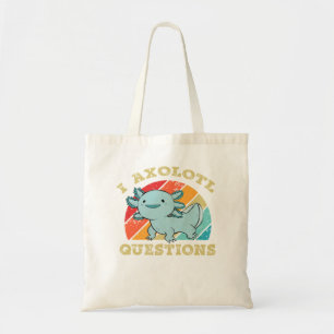 Tote Bag I Axolotl Questions Chemises Enfants Garçons Rétro