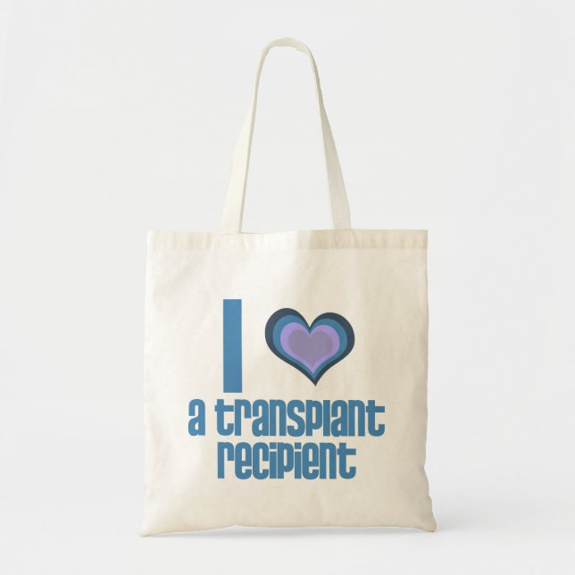 Tote Bag I *coeur* un receveur de greffe (Devant)