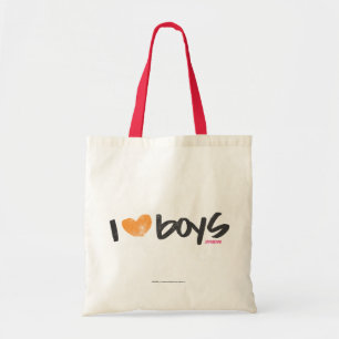 Tote Bag I garçons de coeur oranges