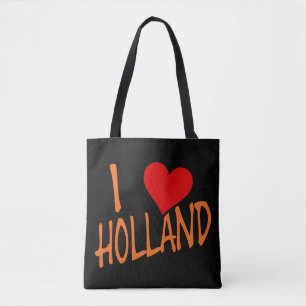 Tote Bag I Heart Holland ou sur le bloc