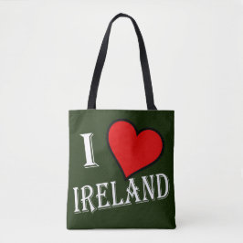 Tote Bag I Heart Ireland poids stcnt