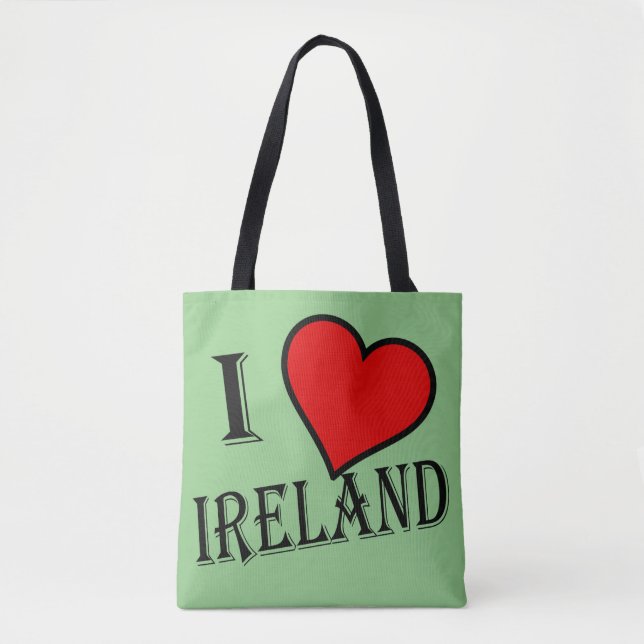 Tote Bag I Heart Ireland stcnt (Devant)