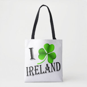 Tote Bag I Irlande Shamrock bk stcn