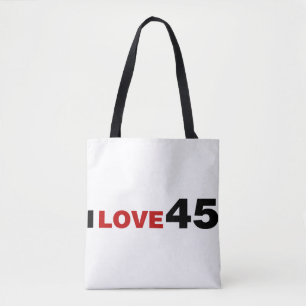 Tote Bag I Love 45