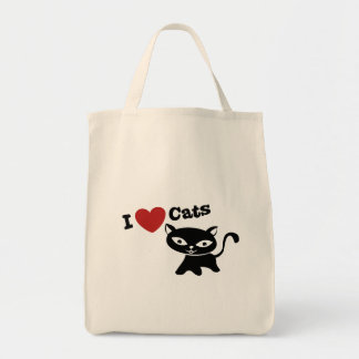 Tote Bag I Love Cat