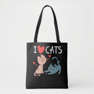 Tote Bag I Love Cats - I Love Kittens