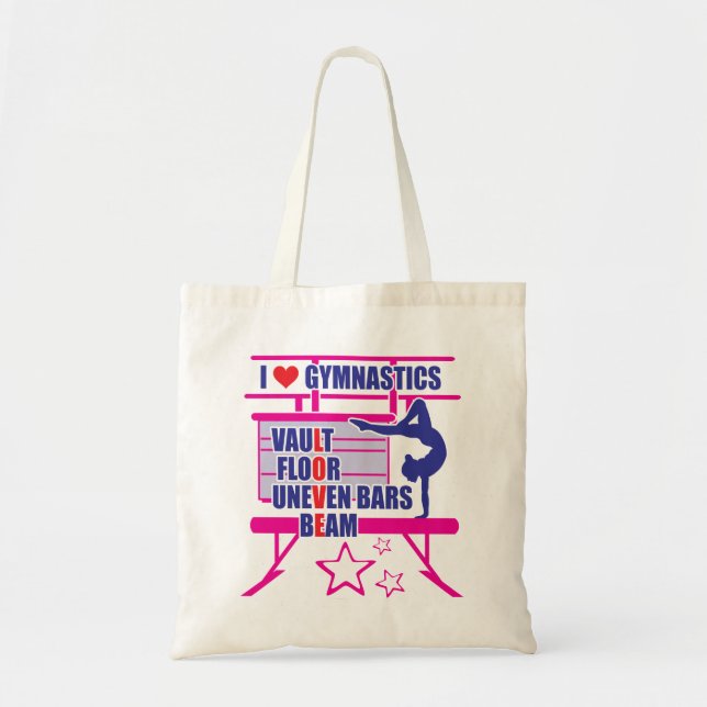 Tote Bag I Love Gymnastique (Devant)