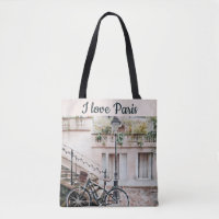 I Love Paris Street Scene Fourre-tout