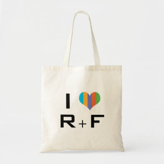 tote bag I love R + F Tragetasche