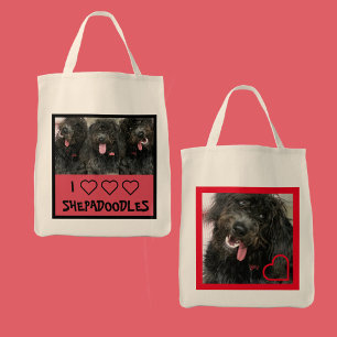 Tote Bag I Love Shepadoodles