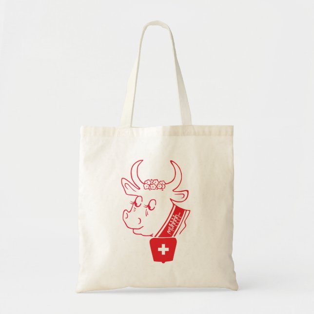 Tote Bag I love Switzerland (Devant)