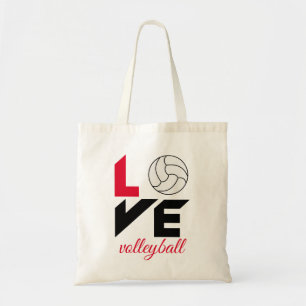 Tote Bag I Love volleyball