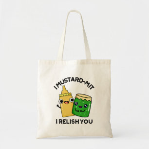 Tote Bag I Mustard-mit Je Vous Relie Drôle Conditionnement 