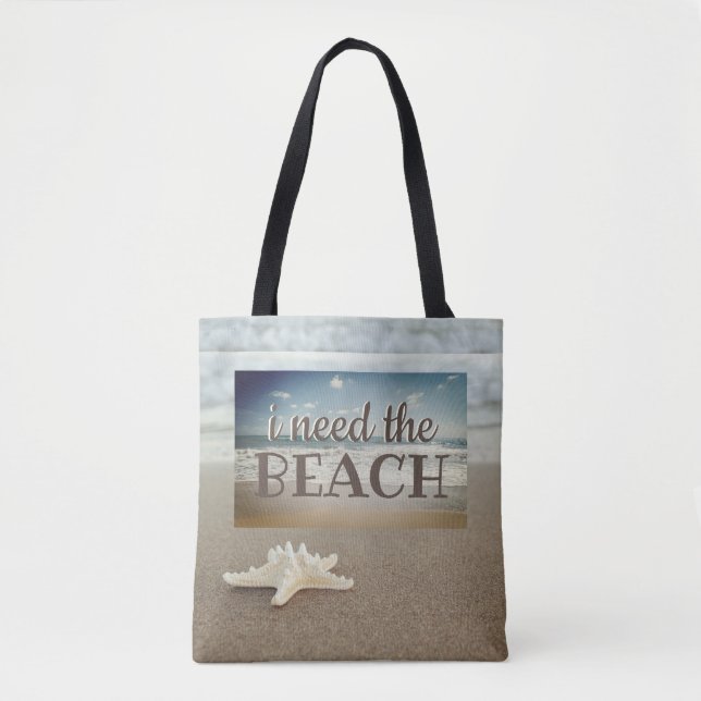 Tote Bag I Need the Beach Fourre-tout... (Devant)