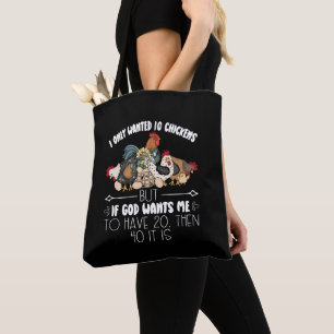 Tote Bag I Seulement Recherché 10 Poulets - Amoureux Drôle