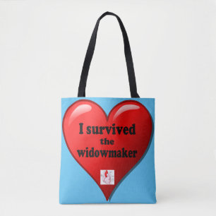 Tote Bag I Survived the widowmaker