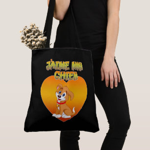 Tote Bag Ich liebe meinen Hund Tasche