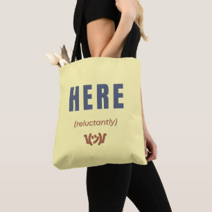 Tote Bag Ici (à contrecoeur)