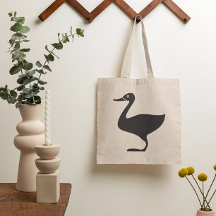 Tote Bag Icône Black Duck Bird