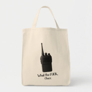 Tote Bag Icône Fu*k Sur L'Icône Drôle Walkie Talkie