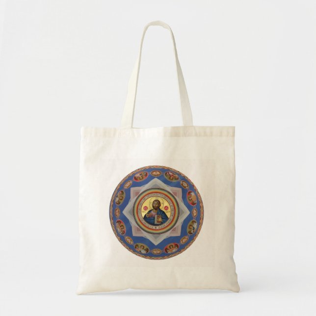 Tote Bag icône orthodoxe dieu église religion saint (Devant)