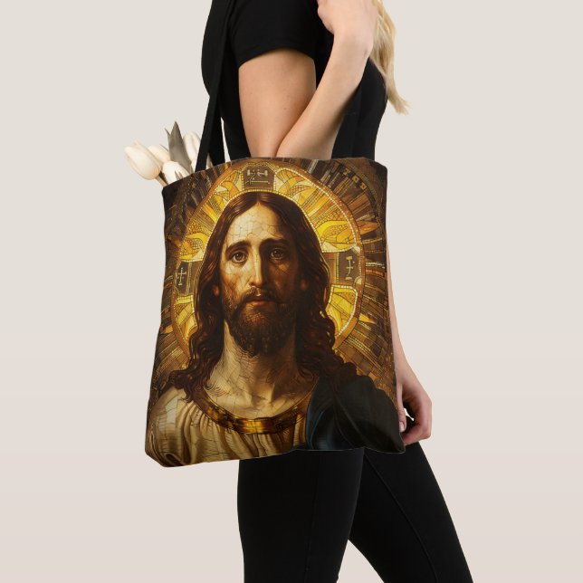 Tote Bag Icône religieuse Jésus Christ (De près)
