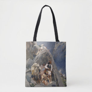 Tote Bag Icônes amérindiennes : Guerriers Apache, Cavalerie