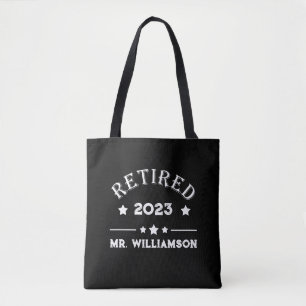Tote Bag Idée cadeau de retraite personnalisée