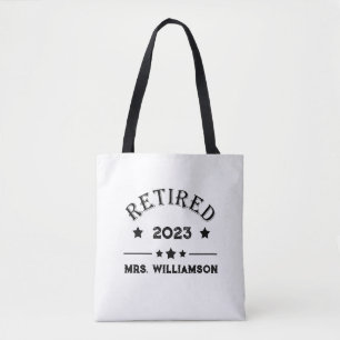 Tote Bag Idée cadeau de retraite personnalisée