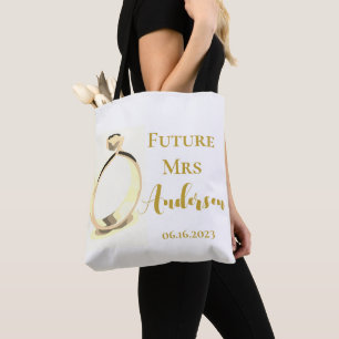 Tote Bag Idée cadeau personnalisé pour la future Mme à son 