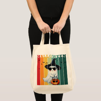 Tote Bag Idées de cadeaux de citrouille de fantôme drôles m