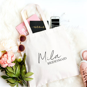 Tote Bag Idées de cadeaux personnalisés pour demoiselles d'