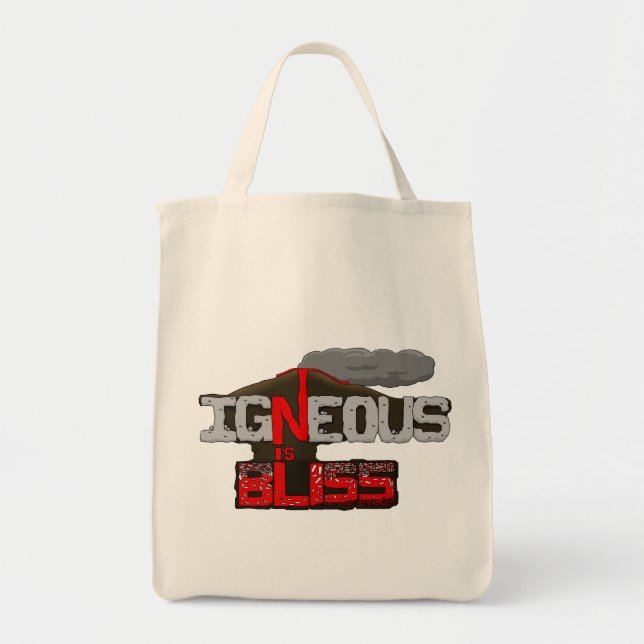 Tote Bag Igneous est Bliss Volcano Bag (Devant)
