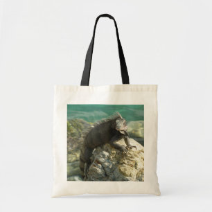 Tote Bag Iguana sur les rochers à St. Thomas