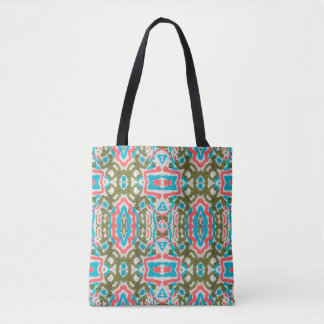 Tote Bag Ikat Ethnic Abstract Pattern. Shaman Pattern. Peni