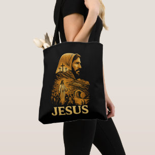 Tote Bag Il est ressuscité Jésus chrétien Joyeux Pâques