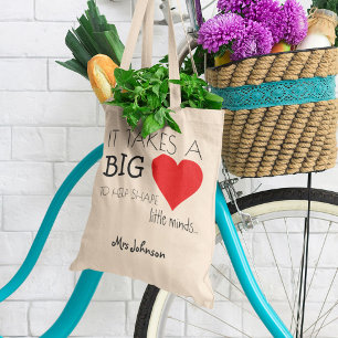 Tote Bag Il faut un grand cœur Cadeau d'appréciation pour