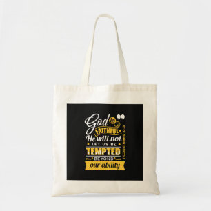 Tote Bag Il ne vous laissera pas être tenté – Verset bibliq