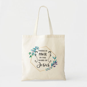 Tote Bag Il y a le pouvoir au nom de Jésus
