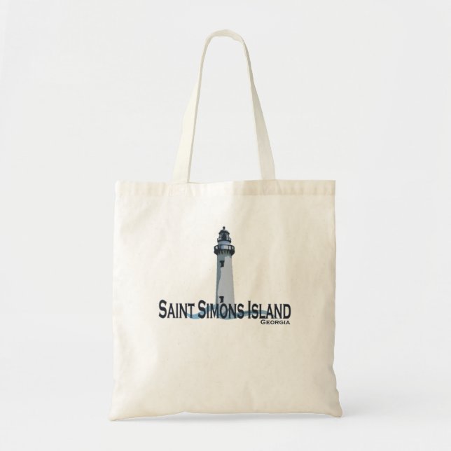 Tote Bag Île de St Simons (Devant)