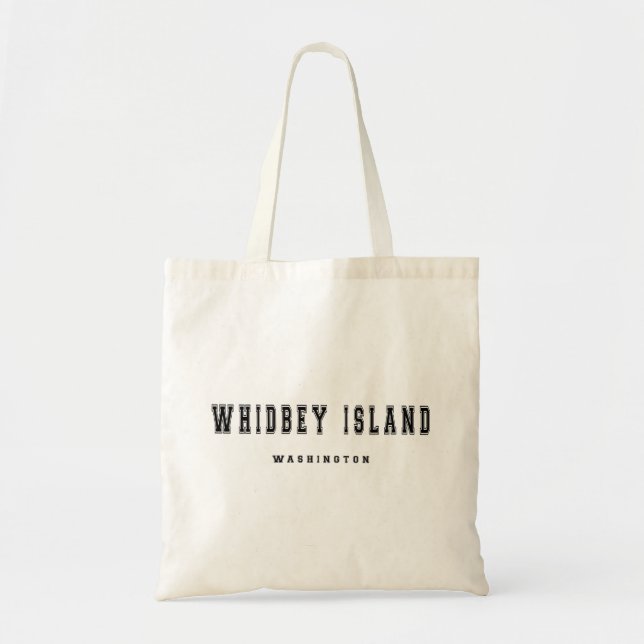 Tote Bag Île Washington de Whidbey (Devant)