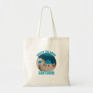 Tote Bag Iles grecques Santorin