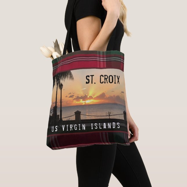 Tote Bag Îles Vierges américaines Sainte-Croix Sunset Madra (De près)