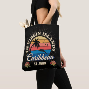 Tote Bag Îles Vierges américaines St. John USVI Tropical